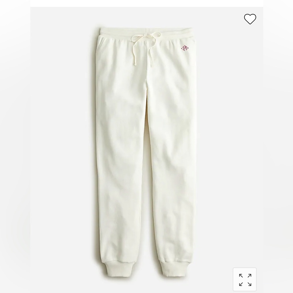 J Crew Terry Jogger Pant, NWT